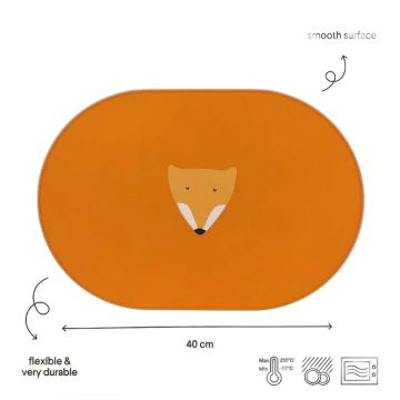 Set de table silicone antidérapant renard Trixie