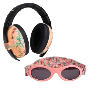 Baby Banz combo lunettes et pamirs motif waratah