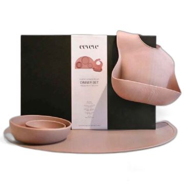 Set repas Eeveve bébé enfant - Silicone alimentaire