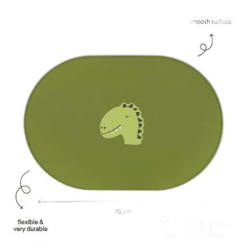 Set de table dinosaure antidérapant Trixie Baby – Repas zen