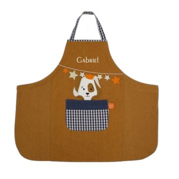 Tablier enfant personnalisé L'Oiseau Bateau chien 2-6 ans