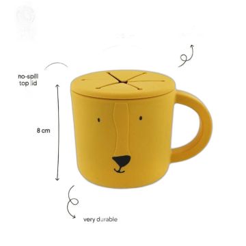 Tasse bébé à collation lion Trixie – Goûter facile