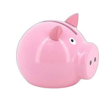 Tirelire cochon rose Vilac en bois massif, fabriquée en France