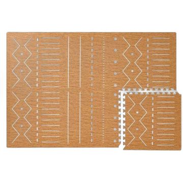 Tapis moelleux Toddlekind Berber Camel, mousse EVA non toxique