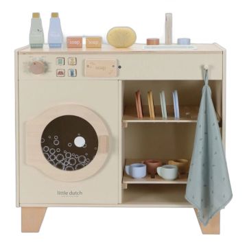 Machine à laver et lave-vaisselle Little Dutch bois