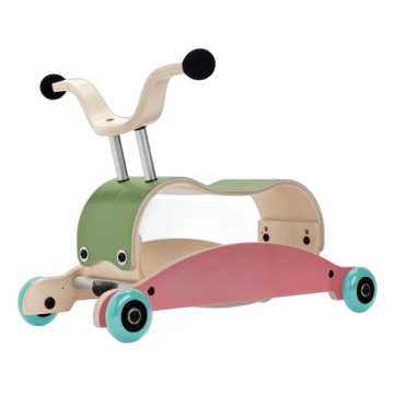 Trotteur bébé Wishbone Flip Mix Match bois 9 mois