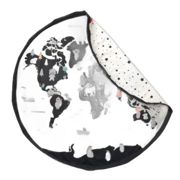 Sac de jeux Worldmap Play & Go | Tapis 2en1 réversible