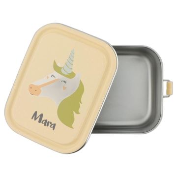 Boîte à goûter personnalisable licorne Trixie