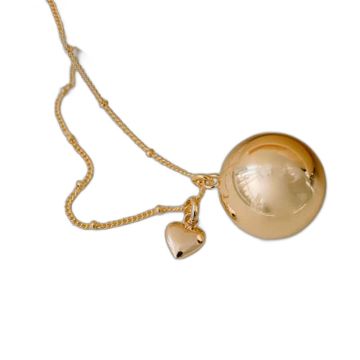 Bola Coeur de Marie Or Jaune Aismée - Bijou Grossesse