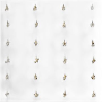 Pendentif Lettre Or 18K - Cadeau Naissance Personnalisé