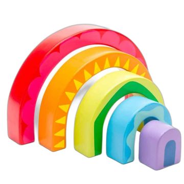 Arc-en-ciel Le Toy Van - Jeu imagination en bois massif
