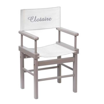 Fauteuil réalisateur Moulin Roty personnalisé prénom