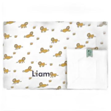 Couverture 75×100 cm Lively Lion coton bio – Trixie Baby
