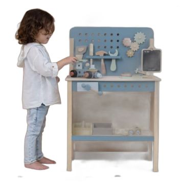 Établi en bois FSC Little Dutch – Petit bricoleur 3 ans