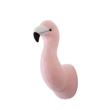 Tête flamant rose Childhome décoration murale