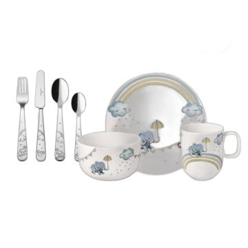 Vaisselle enfant Villeroy & Boch Walk like an Elephant 7 pièces