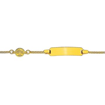 Gourmette Or 375 Arbre de Vie Enfant 14cm