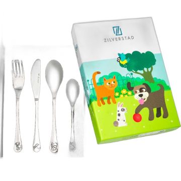 Couverts personnalisables Animaux Zilverstad pour enfant