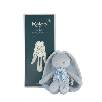 Peluche lapin bleu Kaloo personnalisable avec prénom