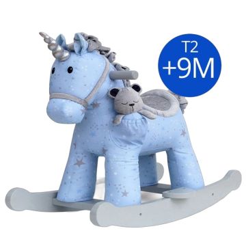 Licorne Bascule bleue Moonbeam & Rae - Little Bird Told Me