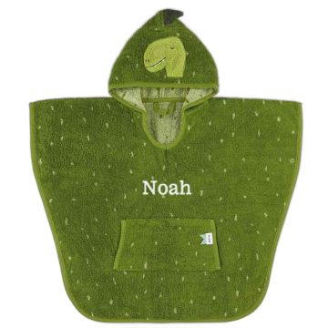 Poncho sortie de bain Trixie Baby Dino à personnaliser