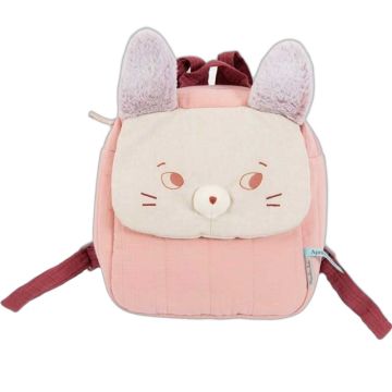 Sac à dos Souris rose personnalisable Moulin Roty