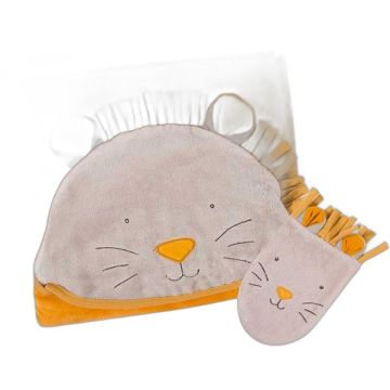 Sortie de Bain Lion à Personnaliser - Moulin Roty