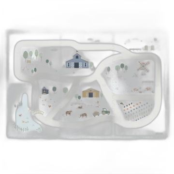 Tapis de jeu réversible Play & Go - Ferme
