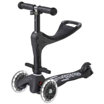 Trottinette Mini Micro 3 en 1 Deluxe Eco noir - Micro