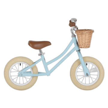 Draisienne Bobbin 12 pouces bleu clair rétro – enfant dès 2 ans