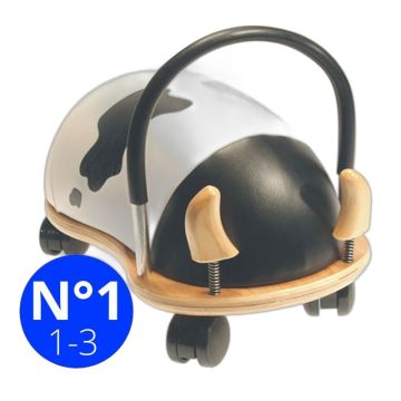 Trotteur Vache Wheely Bug dès 1 an - mobilité et rotation
